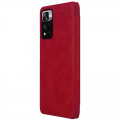 Torbica Nillkin Qin za Xiaomi Redmi Note 11 Pro Plus/Poco X4 NFC crvena