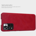Torbica Nillkin Qin za Xiaomi Redmi Note 11 Pro Plus/Poco X4 NFC crvena