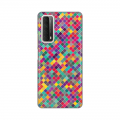 Torbica Silikonska Print Skin za Huawei P Smart 2021 Colorful cubes