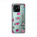 Torbica Silikonska Print Skin za Xiaomi Redmi 10C Love Paris