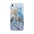 Torbica Silikonska Print za iPhone 7/8/SE 2020/2022 Blue Gold Marble