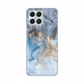 Torbica Silikonska Print za Honor X8 Blue Gold Marble