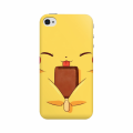 Torbica silikonska Print za iPhone 4 Yellow pokemon