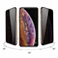 Tempered Glass Privacy 2.5D full glue za Huawei 9X crni