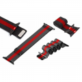 Narukvica metalik za Apple watch 42mm crno crvena