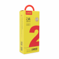 Kucni punjac LDNIO A2203 2xUSB 5V 2.4A sa iPhone lightning kablom beli