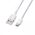 Auto punjac LDNIO DL-C29 dual USB 3.4A sa Type C kablom beli