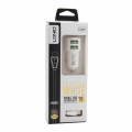 Auto punjac LDNIO C309 dual USB 3.6A sa Type C beli