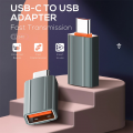 Adapter LDNIO LC140 USB na Type C sivi