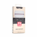 Kucni punjac KONFULON C23+S33A 2xUSB 5V 2.4A sa Type C kablom beli