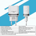 Kucni punjac KONFULON C32Q QC 3.0 sa iPhone lightning kablom beli