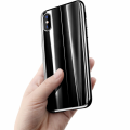 Torbica Baseus Glass Sparkling za iPhone X crna