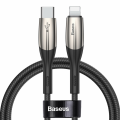 Data kabl Baseus Horizontal Type C crni 1m