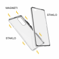 Torbica Magnetic exclusive 360 za Huawei Honor 30 Pro srebrna