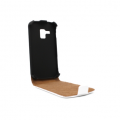 Torbica Teracell flip top za Samsung S7562/S7560/S7580 Trend bela