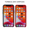 Torbica 2in1 airpods za iPhone 7 Plus/8 Plus crna