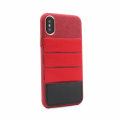 Torbica Card cover za iPhone X crvena