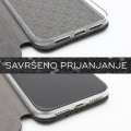 Torbica Flip Diamond za iPhone XS Max srebrna