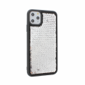 Torbica Magic Sequin za iPhone 11 Pro Max 6.5 srebrna