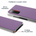 Torbica Clear View za Samsung A415F Galaxy A41 crna