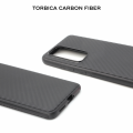 Torbica Carbon fiber za Huawei P40 crna
