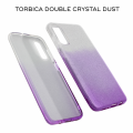 Torbica Double Crystal Dust za Huawei P40 Pro plavo srebrna