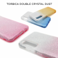 Torbica Double Crystal Dust za Huawei P40 Pro zuto srebrna