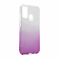 Torbica Double Crystal Dust za Huawei P smart 2020 ljubicasto srebrna