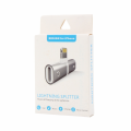 Adapter za slusalice I punjenje W2 iPhone lightning crveni