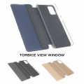 Torbica View Window za Huawei P40 Lite/Nova 6 SE tamno plava