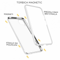 Torbica Magnetic za Huawei P40 Lite/Nova 6 SE srebrna