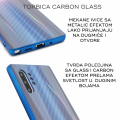 Torbica Carbon glass za Samsung A715F Galaxy A71 narandzasta