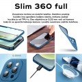 Torbica Slim 360 Full za iPhone 12 6.1 mint