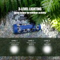 Bluetooth zvucnik S22 sa LED lampom army plavi