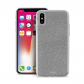 Torbica Puro Shine za iPhone X srebrna