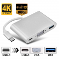 Adapter TYPE C na VGA 3u1 JWD-T7