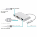 Adapter TYPE C na VGA 3u1 JWD-T7