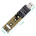 Adapter SSD NVMe na USB 3.0