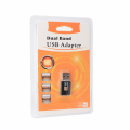 Wireless dual band adapter bez antene USB 2.4GHz 5GHz 600Mb