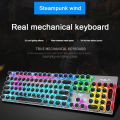 Tastatura Aula F2016-1 mehanicka retro crna