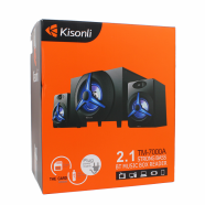 Zvucnik Kisonli TM-7000A 2.1 sistem remote Bluetooth microSD LED crni