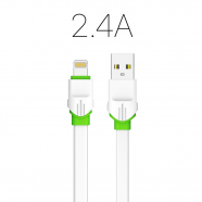 Data kabl LDNIO LS34 za iPhone lightning beli 1m