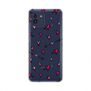 Torbica Silikonska Print Skin za Samsung A035G Galaxy A03 Hearts Pattern