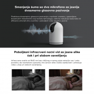 Kucna zastitna kamera Xiaomi Mi 360 2k Pro bela