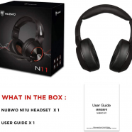 Slusalice Gaming Nubwo N11U LED USB crno crvene
