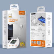 Kucni punjac LDNIO A3511Q PD, QC4+, QC3.0, PPS, 65W Type C na Type C