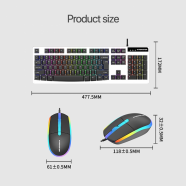 Combo mis i tastatura Monster KM1-PRO crni