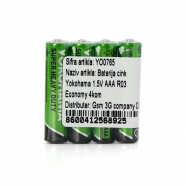 Baterija cink Yokohama 1.5V AAA R03 Economy 4kom