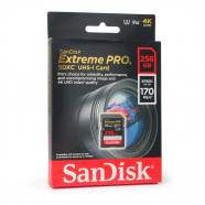 Mem.Kartica SanDisk SDXC Extreme Pro 256GB 170 MB/s V30 UHS-I U3