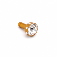 Kapica handsfree 3,5 mm charm velika zlatna